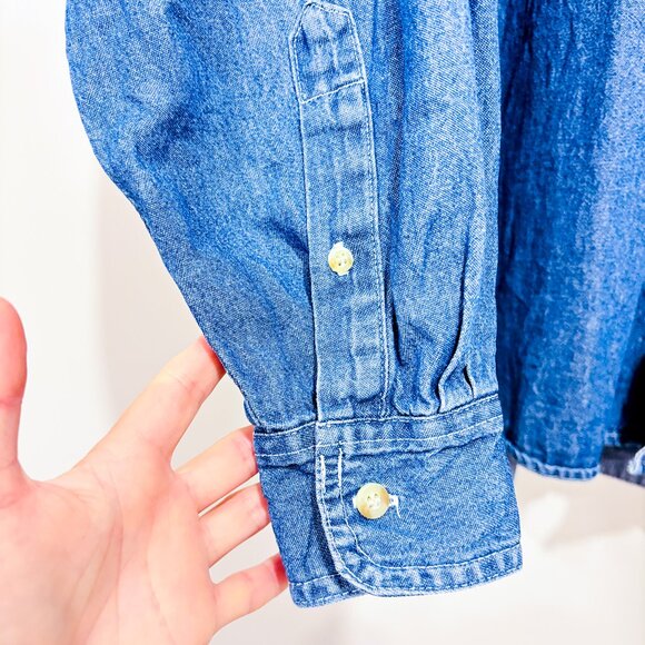 BLUE GENERATION | Minnesota denim shirt  | Classic casual denim | Men's XL * - Picture 4 of 8